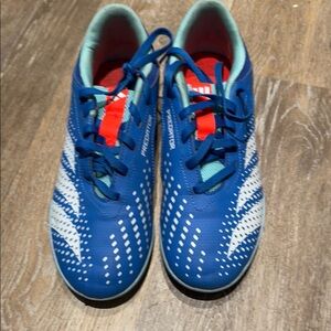 Adidas Kids Blue Soccer Shoes
